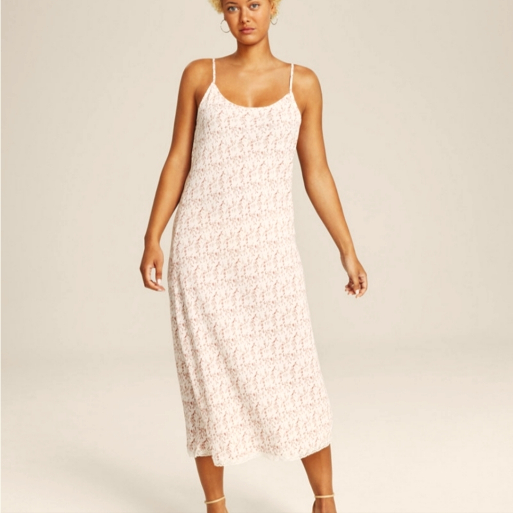 Floral Spaghetti Strap Midi Dress "And Now This" size xs. New